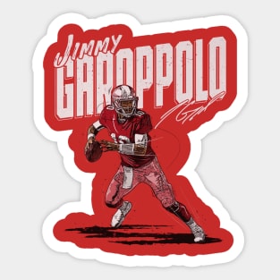 Jimmy Garoppolo San Francisco Chisel Sticker